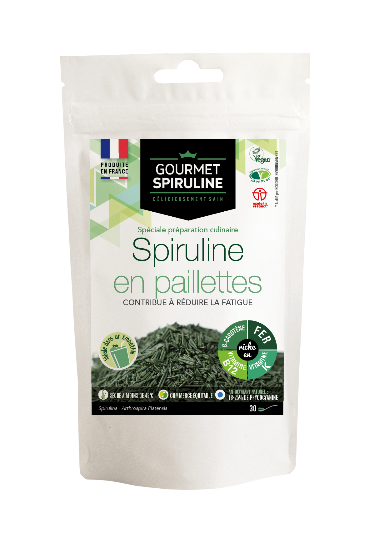 Une spiruline de France en boutique