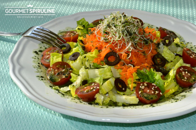 Salade d’été à la spiruline