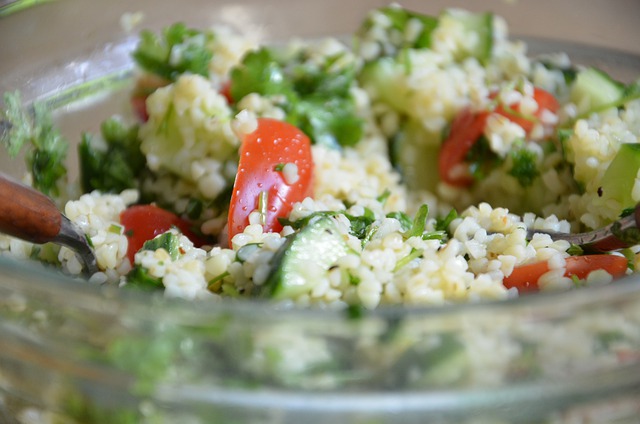 Taboulé d’été à la spiruline